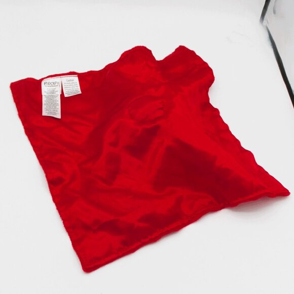 My First Rudolph Red-Nosed Reindeer Plush Lovey With Rattle 11" Square New - Picture 5 of 5